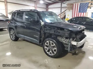 2017 Jeep Renegade Altitude with VIN ZACCJABB7HPF18062, listed as a Copart auction lot 41686735 with 153,019 mi miles and Salvage Title. Bid and sale history available at carsss.com. Image 4.