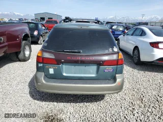 2001 Subaru Legacy Wagon Outback H6 L.L. Bean Edition with VIN 4S3BH806317663009, listed as a Copart auction lot 52252515 with 147,492 mi miles and Salvage Title. Bid and sale history available at carsss.com. Image 6.