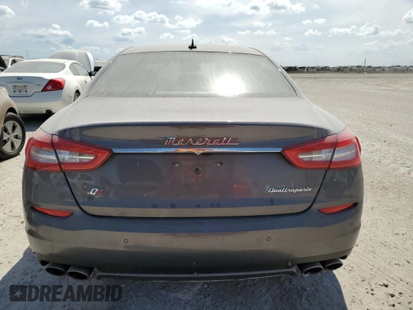 2016 Maserati Quattroporte S Q4 z VIN ZAM56RRA2G1188539, wystawiony jako Copart lot #74623484 z przebiegiem Nie podano mil oraz Szkoda całkowita • Salvage title. Historia ofert i sprzedaży dostępna na DreamBid. Obrazek 6.