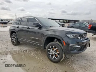 2023 Jeep Grand Cherokee Limited z VIN 1C4RJGBG4P8856288, wystawiony jako Copart lot #62908265 z przebiegiem 23 899 mil mil oraz Szkoda całkowita • Salvage title. Historia ofert i sprzedaży dostępna na DreamBid. Obrazek 4.