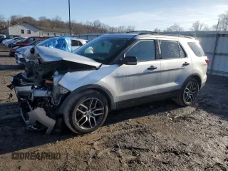 2017 Ford Explorer Sport with VIN 1FM5K8GT7HGA55896, listed as a Copart auction lot 85454684 with 89,526 mi miles and Salvage Title. Bid and sale history available at DreamBid. Image 1.