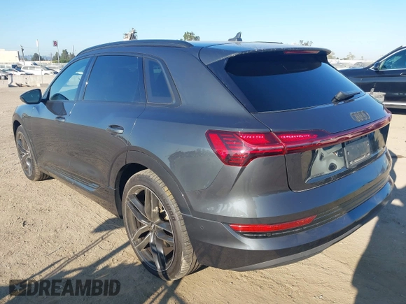 2019 Audi e-tron Prestige with VIN WA1VAAGE6KB016070, listed as a IAAI auction lot 42655490 with 78,384 mi miles and . Bid and sale history available at DreamBid. Image 3.