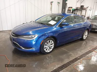 2015 Chrysler 200 C with VIN 1C3CCCCB7FN544899, listed as a IAAI auction lot 41896057 with 163,115 mi miles and . Bid and sale history available at carsss.com. Image 21.
