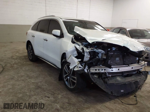 2018 Acura MDX Advance with VIN 5J8YD4H89JL000217, listed as a IAAI auction lot 41614726 with 89,286 mi miles and . Bid and sale history available at carsss.com. Image 1.