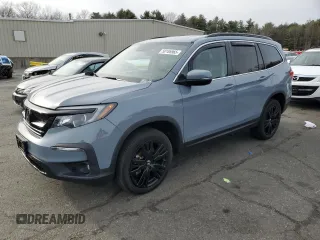 2022 Honda Pilot Special Edition with VIN 5FNYF6H21NB035195, listed as a Copart auction lot 50186965 with 34,894 mi miles and Salvage Title. Bid and sale history available at carsss.com. Image 1.