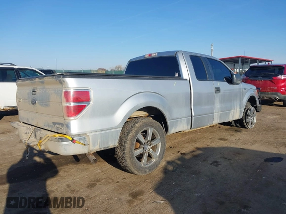 2011 Ford F-150 XL with VIN 1FTEX1CM5BFC73683, listed as a IAAI auction lot 41664922 with 254,265 mi miles and . Bid and sale history available at DreamBid. Image 4.