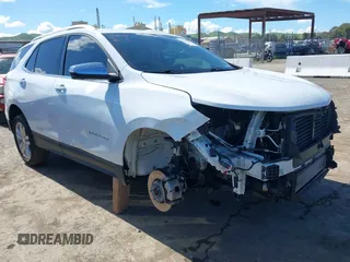 2019 Chevrolet Equinox Premier with VIN 3GNAXYEX3KS614290, listed as a IAAI auction lot 41724689 with 76,734 mi miles. Bid and sale history available at carsss.com. Image 1.