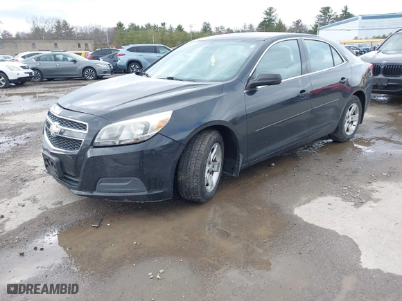 2013 Chevrolet Malibu LS with VIN 1G11B5SA0DF219795, listed as a IAAI auction lot 41967675 with 148,307 mi miles. Bid and sale history available at carsss.com. Image 2.