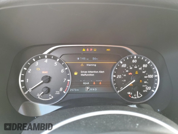 2024 Nissan Frontier S with VIN 1N6ED1CL7RN670390, listed as a Copart auction lot 53747085 with 2,573 mi miles and Salvage title. Bid and sale history available at DreamBid. Image 9.