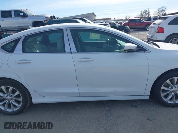 2015 Chrysler 200 C with VIN 1C3CCCCG4FN646351, listed as a IAAI auction lot 41085612 with Not Provided miles and . Bid and sale history available at carsss.com. Image 12.