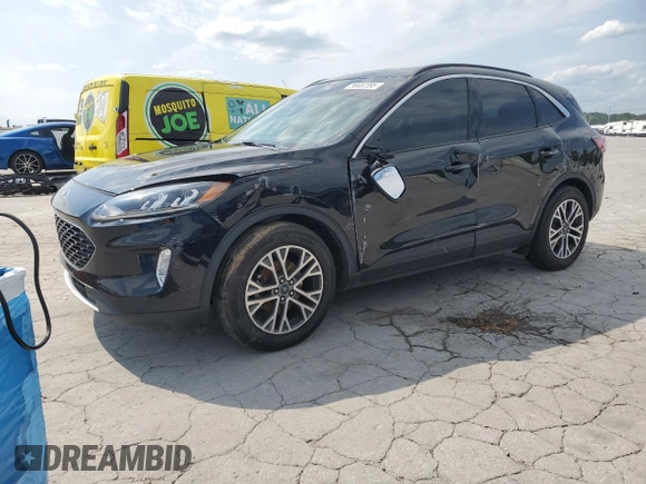 2021 Ford Escape SEL with VIN 1FMCU0H66MUA70235, listed as a Copart auction lot 56652395 with 48,766 mi miles and Salvage title. Bid and sale history available at DreamBid. Image 1.
