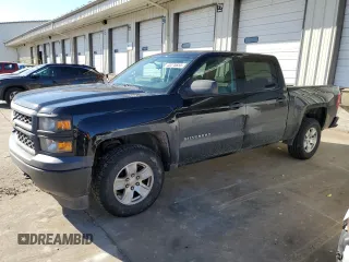 2014 Chevrolet Silverado 1500 Work Truck with VIN 3GCUKPEH3EG460792, listed as a Copart auction lot 43075655 with 160,713 mi miles and Salvage Title. Bid and sale history available at DreamBid. Image 1.