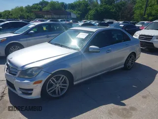 2013 Mercedes-Benz C-Class C 250 Sport with VIN WDDGF4HB4DR267627, listed as a IAAI auction lot 42088754 with 137,427 mi miles. Bid and sale history available at carsss.com. Image 2.