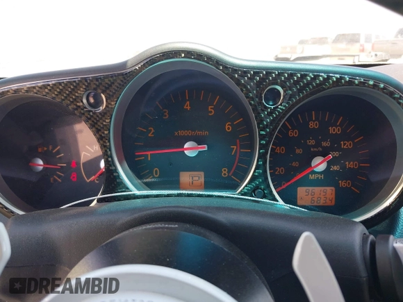 2004 Nissan 350Z Touring with VIN JN1AZ34E34T060024, listed as a IAAI auction lot 42327915 with 96,197 mi miles and . Bid and sale history available at DreamBid. Image 7.