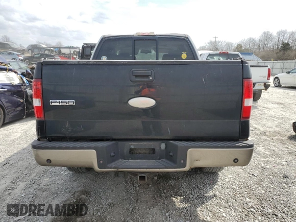 2006 Ford F-150 XL with VIN 1FTPW14V66FB16463, listed as a Copart auction lot 49305835 with 151,955 mi miles and Salvage Title. Bid and sale history available at carsss.com. Image 6.