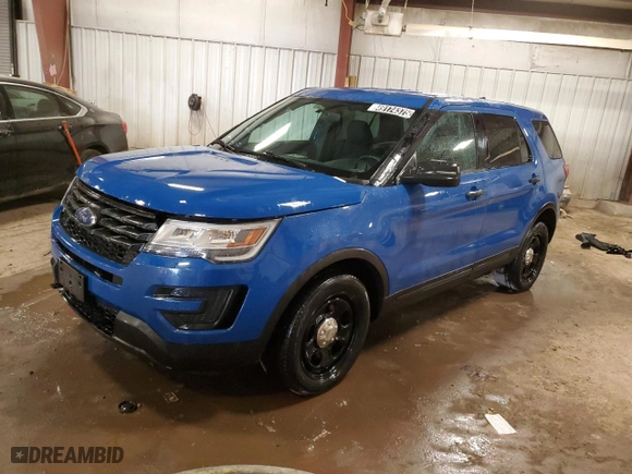 2019 Ford Police Interceptor Utility with VIN 1FM5K8AT6KGB15716, listed as a Copart auction lot 49174375 with NaN miles and Clean Title. Bid and sale history available at carsss.com. Image 1.