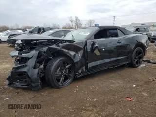 2019 Chevrolet Camaro 2SS z VIN 1G1FH3D70K0138323, wystawiony jako Copart lot #52508505 z przebiegiem 60 856 mil mil oraz Szkoda całkowita • Salvage title. Historia ofert i sprzedaży dostępna na DreamBid. Obrazek 1.