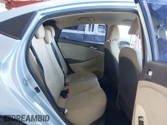 2014 Hyundai Accent GLS with VIN KMHCT4AE8EU704450, listed as a IAAI auction lot 42153043 with 139,715 mi miles. Bid and sale history available at carsss.com. Image 8.
