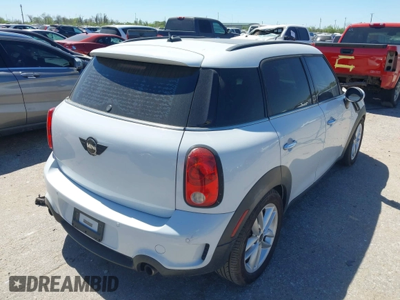 2012 MINI Countryman S z VIN WMWZC3C51CWL87051, wystawiony jako IAAI lot #41837130 z przebiegiem 108 990 mil mil oraz . Historia ofert i sprzedaży dostępna na DreamBid. Obrazek 4.