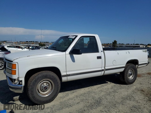 1999 GMC Sierra 1500 z VIN 1GTGC24RXXR721667, wystawiony jako Copart lot #58575985 z przebiegiem 201 752 mil mil oraz Czysty tytuł • Clean title. Historia ofert i sprzedaży dostępna na DreamBid. Obrazek 1.