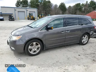 2013 Honda Odyssey Touring with VIN 5FNRL5H94DB087682, listed as a Copart auction lot 50081965 with 58,494 mi miles and Clean Title. Bid and sale history available at carsss.com. Image 1.