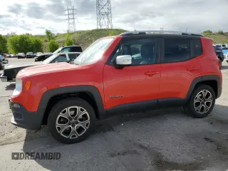 2015 Jeep Renegade Limited z VIN ZACCJBDT0FPB63927, wystawiony jako Copart lot #57587025 z przebiegiem 147 074 mil mil oraz Szkoda całkowita • Salvage title. Historia ofert i sprzedaży dostępna na DreamBid. Obrazek 1.