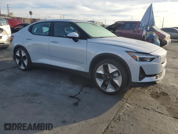 2024 Polestar 2 with VIN YSMFD3KA3RL227141, listed as a Copart auction lot 78491574 with 2,488 mi miles and Salvage Title. Bid and sale history available at carsss.com. Image 4.