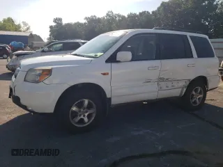 2007 Honda Pilot EX-L with VIN 2HKYF18507H519991, listed as a Copart auction lot 62370785 with 296,667 mi miles and Salvage title. Bid and sale history available at DreamBid. Image 1.