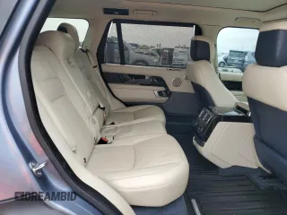 2018 Land Rover Range Rover z VIN SALGS5RE8JA507544, wystawiony jako Copart lot #48494155 z przebiegiem 96 628 mil mil oraz Czysty tytuł • Clean title. Historia ofert i sprzedaży dostępna na DreamBid. Obrazek 11.