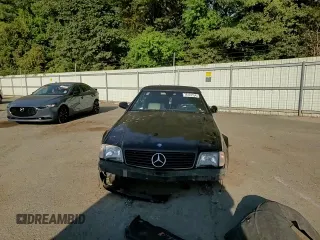 2001 Mercedes-Benz SL 500 with VIN WDBFA68FX1F196609, listed as a Copart auction lot 76124154 with 49,809 mi miles and Salvage title. Bid and sale history available at DreamBid. Image 10.