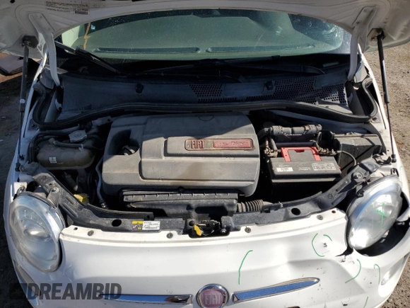 2013 FIAT 500 Pop with VIN 3C3CFFAR8DT511352, listed as a Copart auction lot 54662565 with 102,640 mi miles and Salvage Title. Bid and sale history available at carsss.com. Image 11.