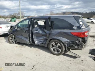 2019 Honda Odyssey Touring with VIN 5FNRL6H87KB078940, listed as a Copart auction lot 87268714 with Not Provided miles and Salvage Title. Bid and sale history available at carsss.com. Image 2.