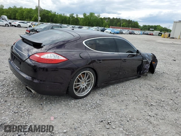 2010 Porsche Panamera S with VIN WP0AB2A71AL064974, listed as a Copart auction lot 53045525 with 44,181 mi miles and Salvage title. Bid and sale history available at DreamBid. Image 3.