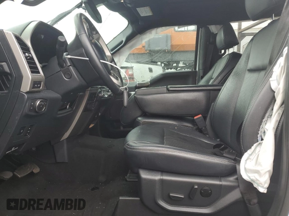 2022 Ford F-350 XL with VIN 1FT8W3BT4NED76141, listed as a Copart auction lot 45808095 with 58,568 mi miles and Salvage title. Bid and sale history available at DreamBid. Image 7.