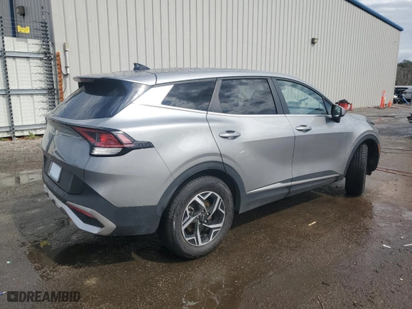 2023 Kia Sportage LX with VIN KNDPU3AF7P7143584, listed as a Copart auction lot 47781955 with 57,893 mi miles and Salvage Title. Bid and sale history available at carsss.com. Image 3.