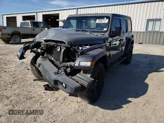 2020 Jeep Wrangler Unlimited Sport Altitude with VIN 1C4HJXDG5LW346627, listed as a Copart auction lot 48983145 with Not provided miles and Salvage title. Bid and sale history available at DreamBid. Image 11.