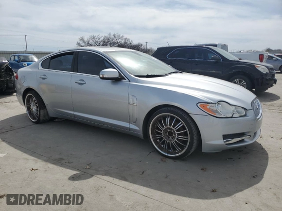 2009 Jaguar XF Luxury with VIN SAJWA05B49HR09621, listed as a Copart auction lot 48480625 with Not Provided miles and Salvage Title. Bid and sale history available at DreamBid. Image 4.