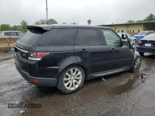 2017 Land Rover Range Rover Sport HSE with VIN SALWR2FVXHA141719, listed as a Copart auction lot 58583975 with Not provided miles and Salvage title. Bid and sale history available at DreamBid. Image 3.