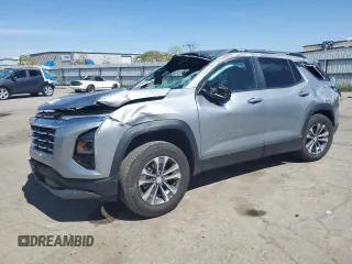 2025 Chevrolet Equinox FWD LT with VIN 3GNAXHEG7SL159020, listed as a Copart auction lot 49687435 with 3,745 mi miles and Salvage Title. Bid and sale history available at carsss.com. Image 1.