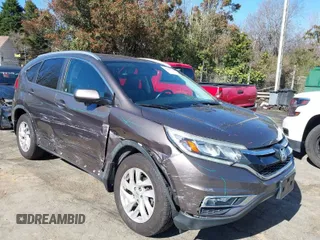 2015 Honda CR-V EX-L with VIN 2HKRM4H73FH600091, listed as a IAAI auction lot 41806710 with 150,428 mi miles. Bid and sale history available at carsss.com. Image 1.