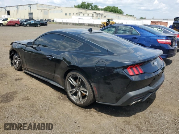 2024 Ford Mustang EcoBoost with VIN 1FA6P8TH7R5105582, listed as a Copart auction lot 62983705 with 14,984 mi miles and Salvage title. Bid and sale history available at DreamBid. Image 2.