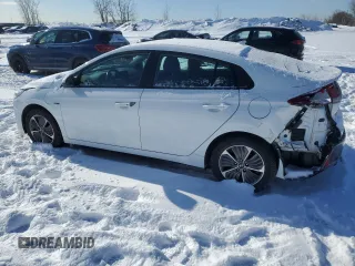 2020 Hyundai Ioniq SE with VIN KMHC65LD1LU234437, listed as a Copart auction lot 46752515 with 28,202 mi miles and Salvage title. Bid and sale history available at DreamBid. Image 2.