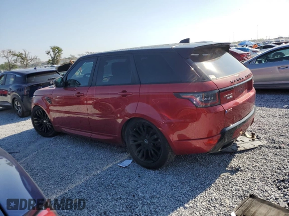 2019 Land Rover Range Rover Sport Dynamic with VIN SALWR2RE7KA816302, listed as a Copart auction lot 53452395 with 142,624 mi miles and Clean Title. Bid and sale history available at carsss.com. Image 2.