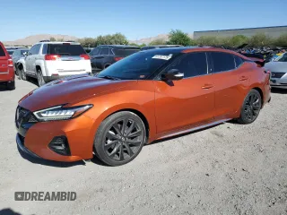 2022 Nissan Maxima SR with VIN 1N4AA6EV1NC501886, listed as a Copart auction lot 61787175 with 70,191 mi miles and Salvage title. Bid and sale history available at DreamBid. Image 1.