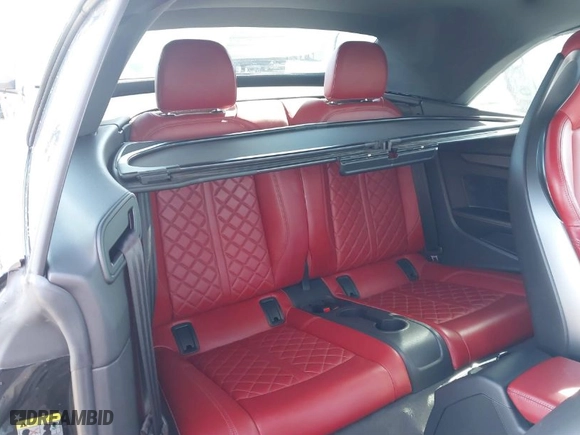 2018 Audi S5 Cabriolet Prestige with VIN WAU24GF53JN007356, listed as a IAAI auction lot 41525257 with 57,131 mi miles. Bid and sale history available at carsss.com. Image 8.