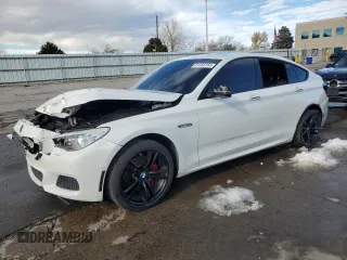 2015 BMW 5 Series 535i Gran Turismo xDrive with VIN WBA5M4C5XFD184080, listed as a Copart auction lot 81336164 with 104,167 mi miles and Salvage Title. Bid and sale history available at carsss.com. Image 1.