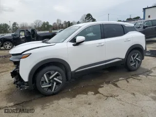 2025 Nissan Kicks SV with VIN 3N8AP6CA0SL305208, listed as a Copart auction lot 46438075 with 10,434 mi miles and Salvage Title. Bid and sale history available at carsss.com. Image 1.