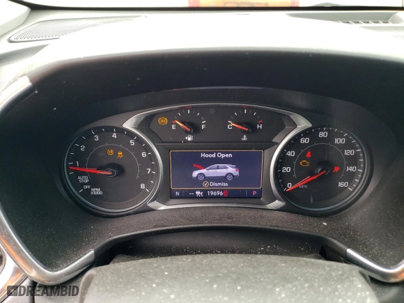 2022 Chevrolet Equinox Premier with VIN 3GNAXNEV6NS119874, listed as a Copart auction lot 50958585 with 19,696 mi miles and Salvage Title. Bid and sale history available at carsss.com. Image 9.