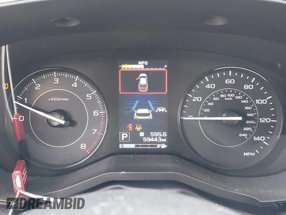 2022 Subaru Impreza z VIN 4S3GTAB64N3701871, wystawiony jako IAAI lot #41406497 z przebiegiem 59 443 mil mil oraz . Historia ofert i sprzedaży dostępna na DreamBid. Obrazek 7.