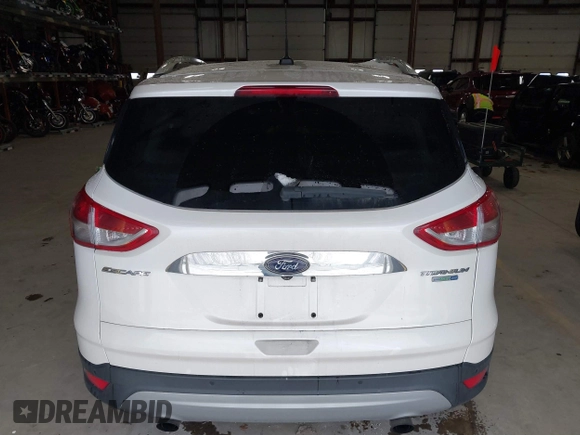 2014 Ford Escape Titanium with VIN 1FMCU9J91EUD43432, listed as a IAAI auction lot 40989177 with 110,383 mi miles and . Bid and sale history available at DreamBid. Image 16.